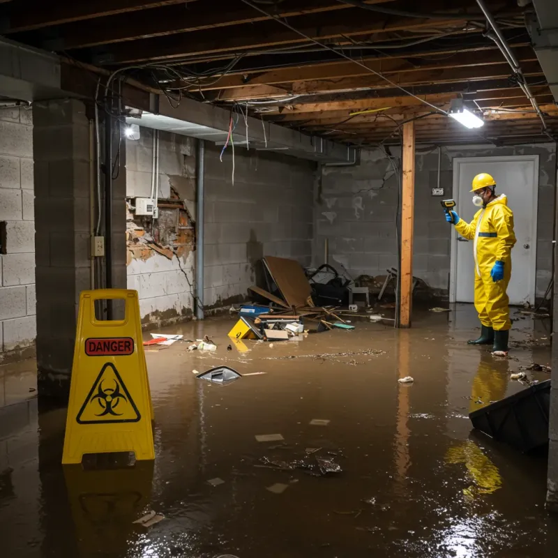 Flooded Basement Electrical Hazard in Nanawale Estates, HI Property